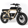 Bicicletă electrică APE RYDER BONOBO SAND cu motor 250W, viteză maximă 25 km/h și autonomie până la 70 km – e-bike urbană modernă, eco-friendly.