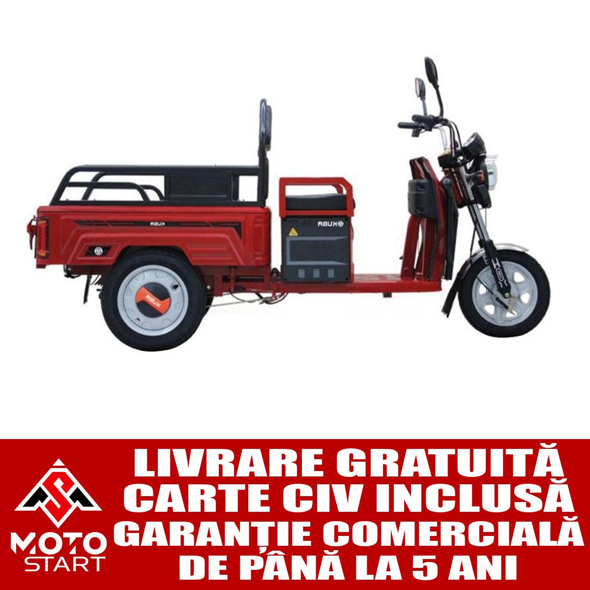 tricicleta electrica kuba ekopikap ultra, putere motor 650w, baterie 20 ah/72v, autonomie 40 50 km, fara permis, viteza 25 km/h, culoare rosu, carte rar inclusa tricicleta electrica kuba ekopikap ultra, putere motor 650w, baterie 20 ah/72v, autonomie 40 50 km, fara permis, viteza 25 km/h, culoare rosu, carte rar inclusa