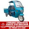 tricicleta electrica kuba gl35000, putere motor 1500 w, baterie de 72v/58ah, autonomie 60 70 km, fara permis, viteza 25km/h, culoare albastru, carte rar inclusa