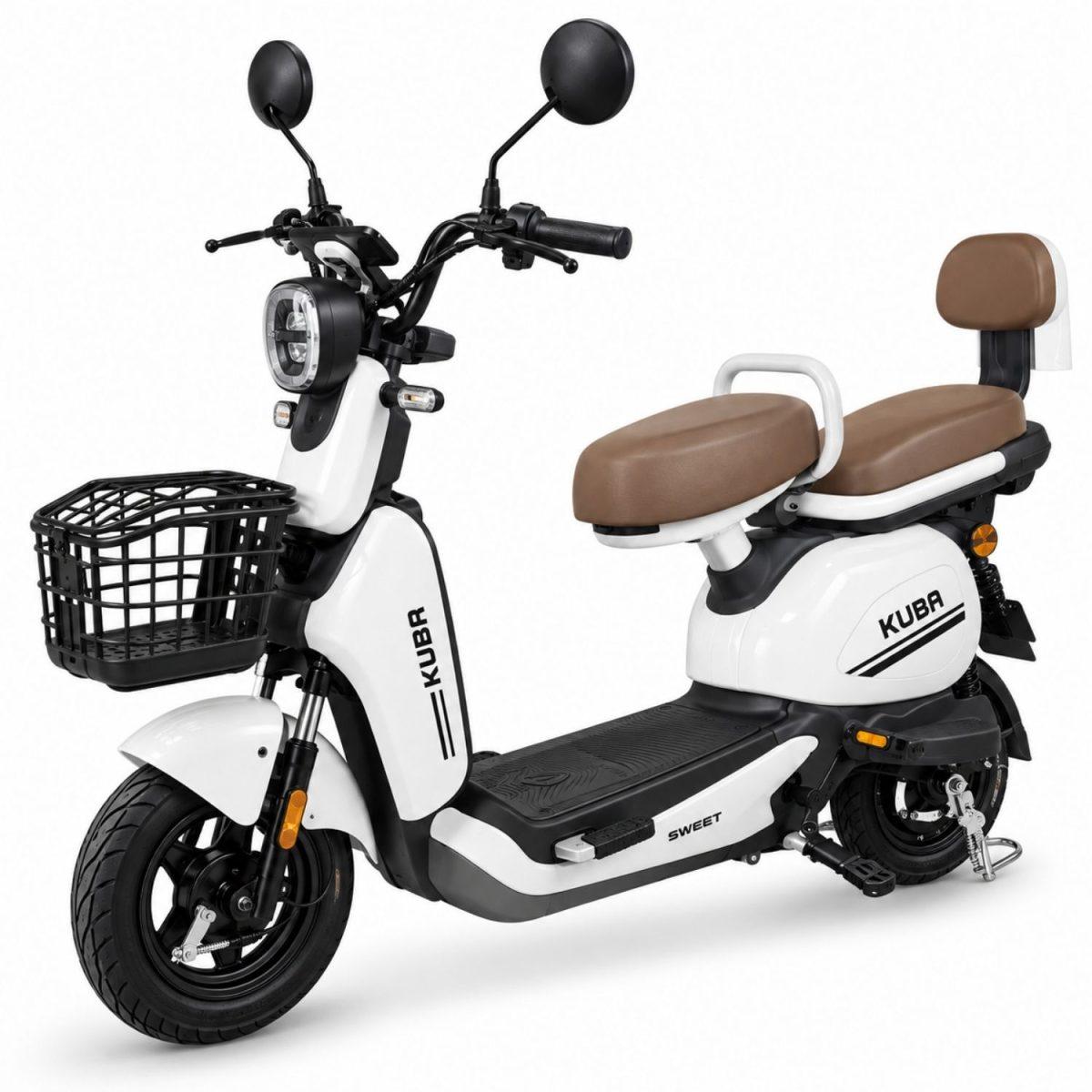 Scuter electric KUBA SWEET, motor 350W, acumulatori 48V/12Ah, 50 Km autonomie, 2 locuri Scuter electric KUBA SWEET, motor 350W, acumulatori 48V/12Ah, 50 Km autonomie, 2 locuri