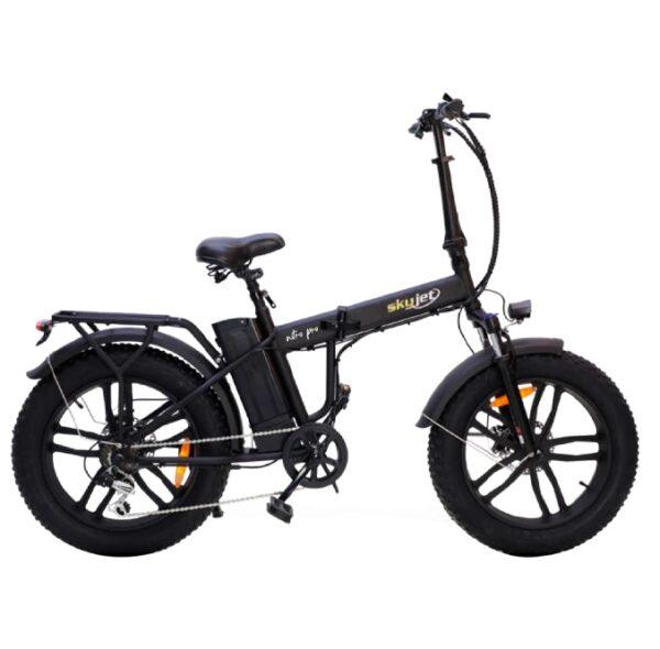 Bicicletă electrică SKY JET NITRO PRO neagră, motor 250W, baterie 36V/10Ah, roți 20 inch.