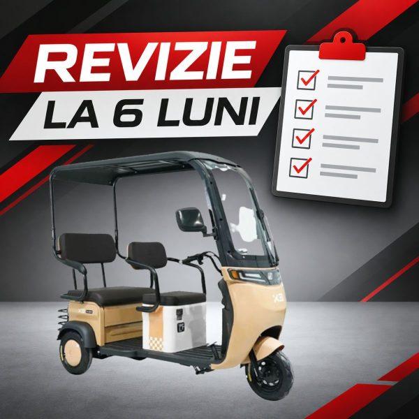 Serviciu revizie tehnică periodică la 6 luni – triciclu electric transport persoane