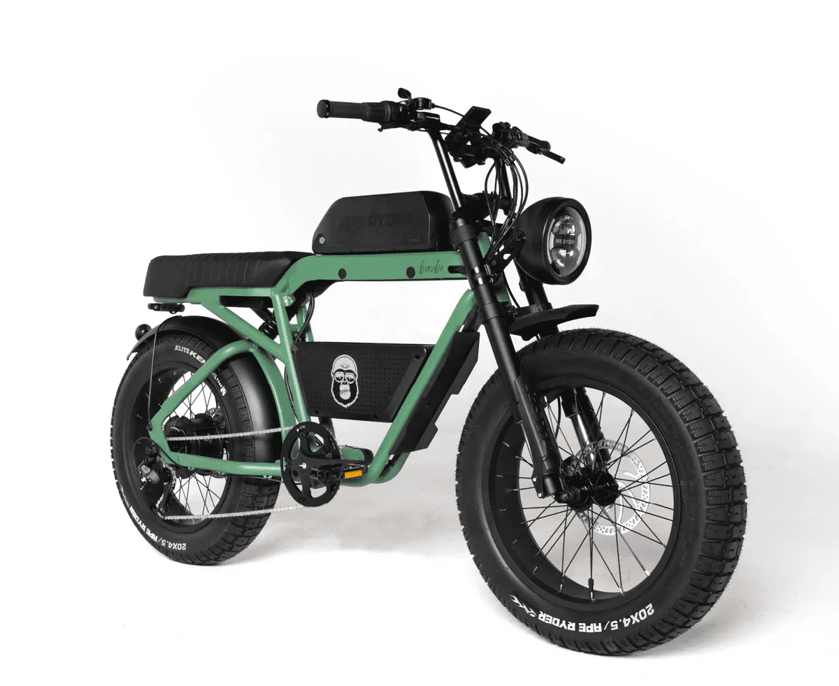 Bicicletă electrică APE RYDER BONOBO FOREST – motor 250W, autonomie 70 km, viteză 25 km/h Bicicletă electrică APE RYDER BONOBO FOREST cu motor 250W, viteză maximă 25 km/h și autonomie până la 70 km – e-bike urbană modernă, eco-friendly