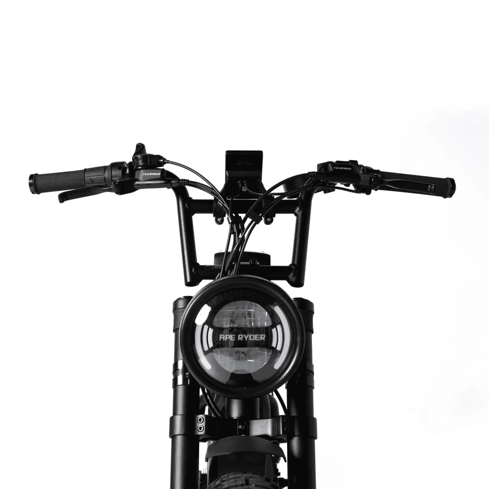 Bicicletă electrică APE RYDER BONOBO MIDNIGHT – motor 250W, autonomie 70 km, viteză 25 km/h Bicicletă electrică APE RYDER BONOBO MIDNIGHT cu motor 250W, viteză maximă 25 km/h și autonomie până la 70 km – e-bike urbană modernă, eco-friendly
