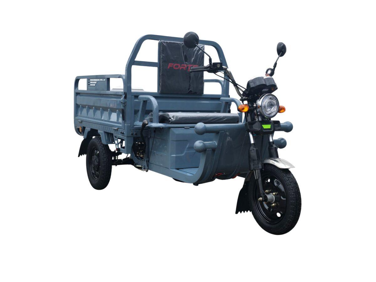 triciclu electric forte cargo 500 gri, putere motor 1000 w, acumulator plumb acid 45ah triciclu electric forte cargo 500 gri, putere motor 1000 w, acumulator plumb acid 45ah