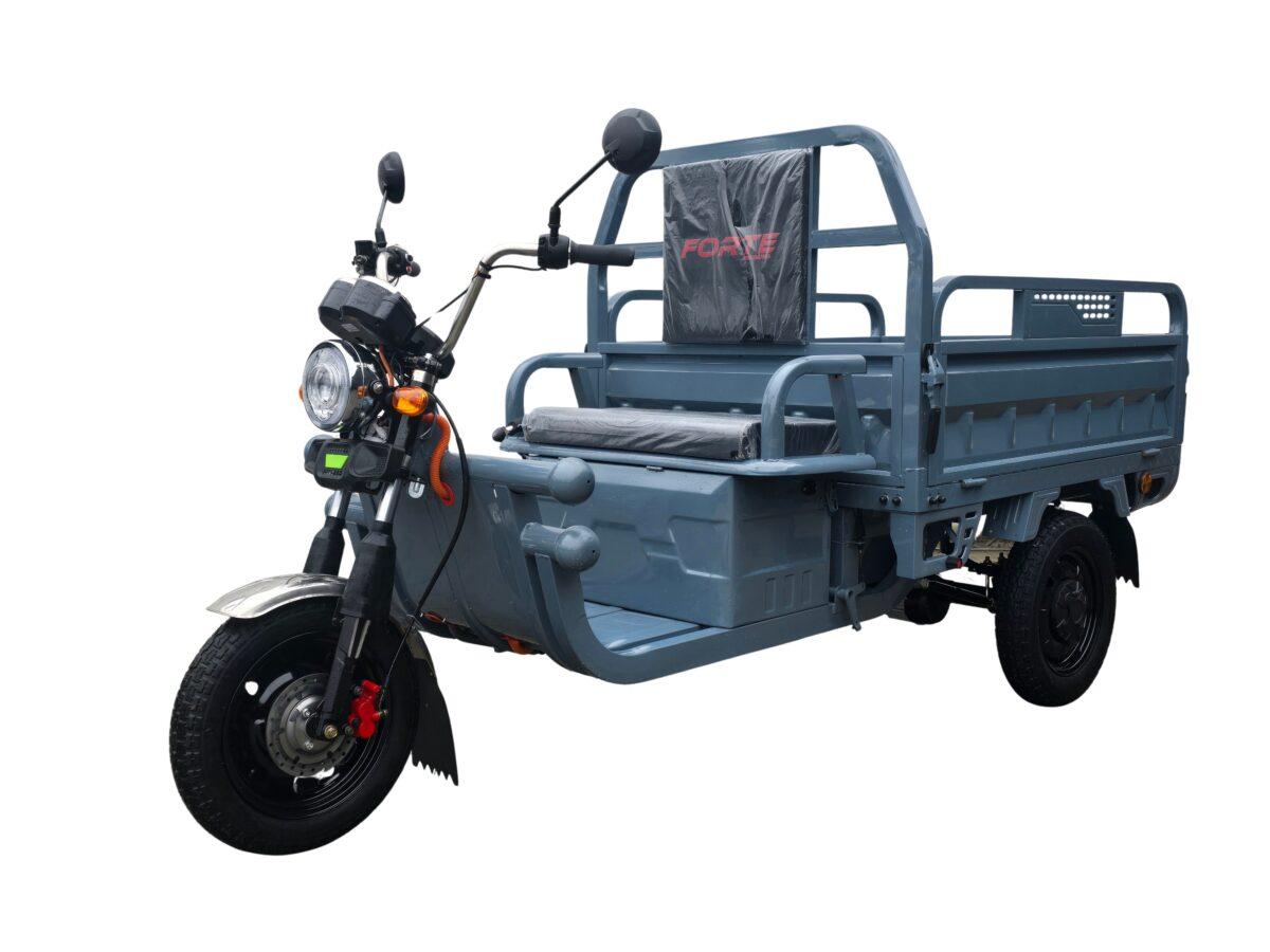 triciclu electric forte cargo 500 gri, putere motor 1000 w, acumulator plumb acid 45ah triciclu electric forte cargo 500 gri, putere motor 1000 w, acumulator plumb acid 45ah