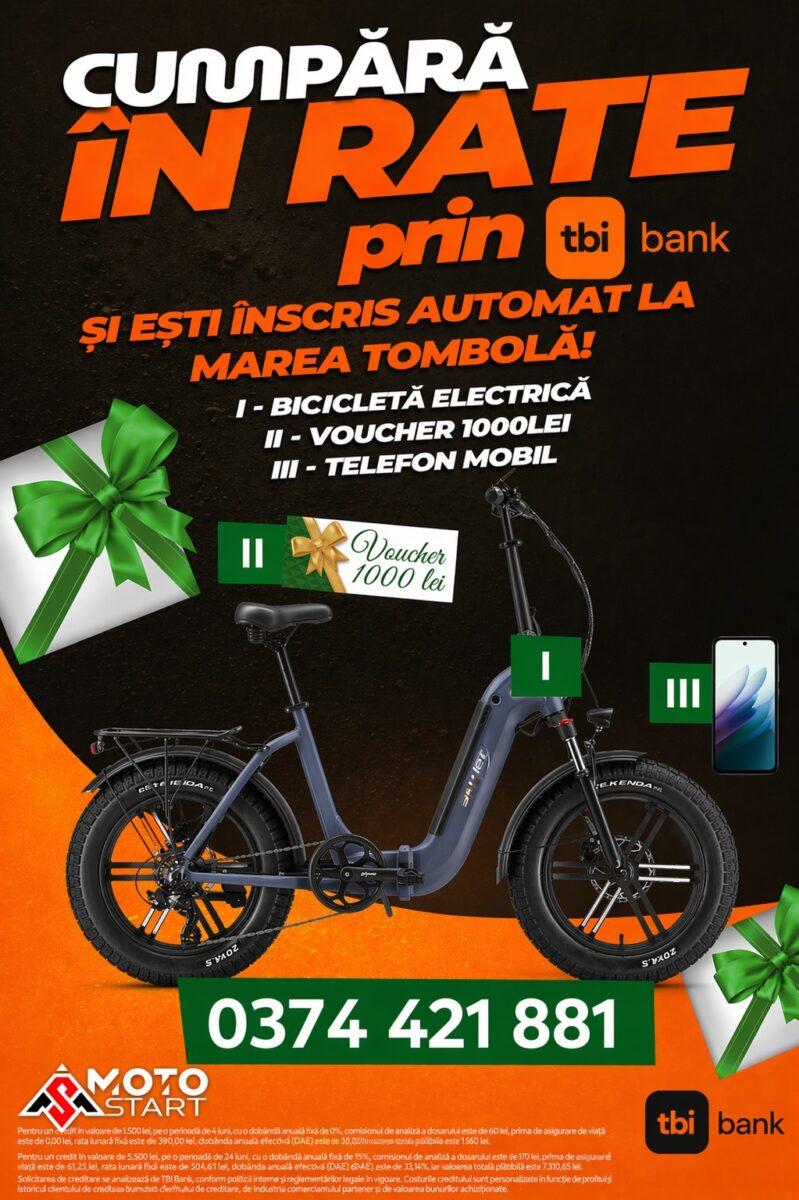 Cumpără în rate și câștigă premii cu MotoStart!