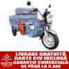 triciclu electric forte cargo 1000 plus, putere motor 2000 w, acumulator litiu ion 72v/60ah, autonomie 80 km, fara permis, viteza 25km/h, culoare gri, carte rar inclus