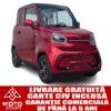 masina electrica (cvadriciclu electric l6e cp) nieve q en, fara permis, motor 3100w, acumulator 60v/100ah, viteză 25km/h,120 km autonomie, 2 locuri, gray