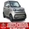 masina electrica (cvadriciclu electric l6e cp) nieve q en, fara permis, motor 3100w, acumulator 60v/100ah, viteză 25km/h,120 km autonomie, 2 locuri, gray