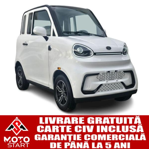 masina electrica (cvadriciclu electric l6e cp) nieve q en, fara permis, motor 3100w, acumulator 60v/100ah, viteză 25km/h,120 km autonomie, 2 locuri, gray