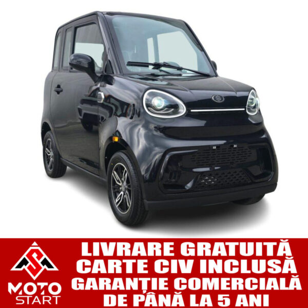 masina electrica (cvadriciclu electric l6e cp) nieve q en, fara permis, motor 3100w, acumulator 60v/100ah, viteză 25km/h,120 km autonomie, 2 locuri, gray