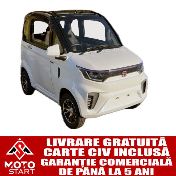 masina electrica (cvadriciclu electric l6e cp) nieve q en, fara permis, motor 3100w, acumulator 60v/100ah, viteză 25km/h,120 km autonomie, 2 locuri, gray