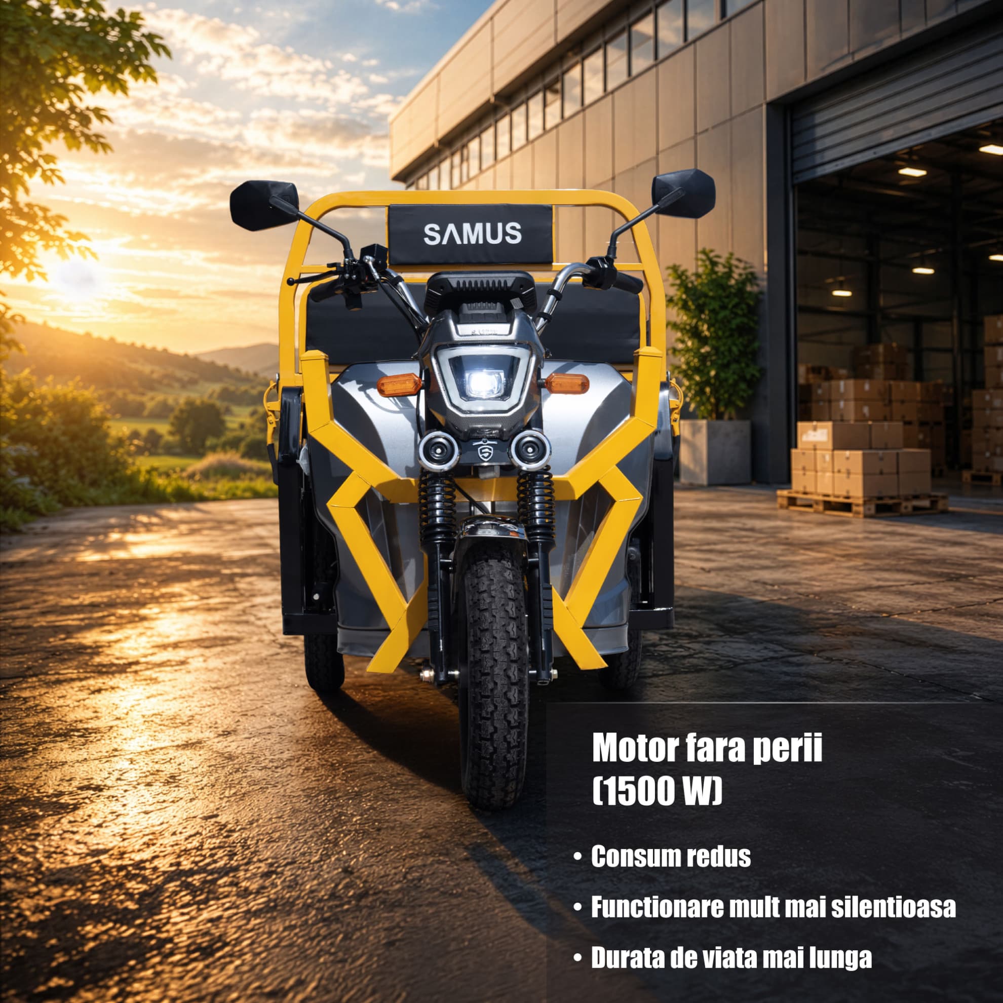 Motor electric fără perii pentru triciclu cargo Samus Montana 25