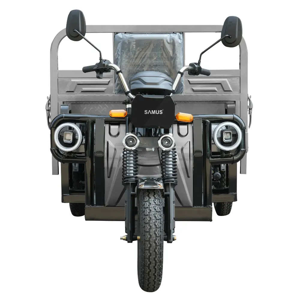 triciclu-electric-cargo-samus-texas-argintiu-2 triciclu electric,triciclu cargo,vehicul electric basculabil