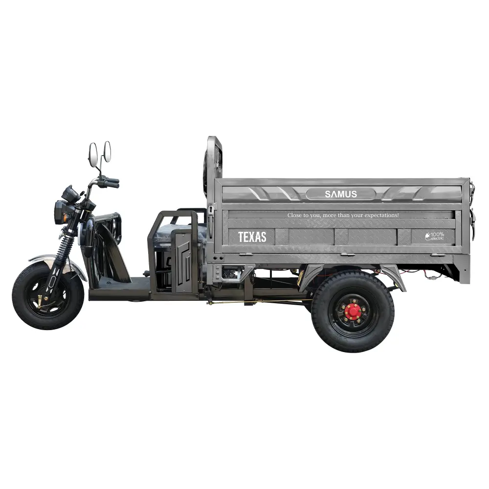 triciclu-electric-cargo-samus-texas-argintiu-4 triciclu electric,triciclu cargo,vehicul electric basculabil