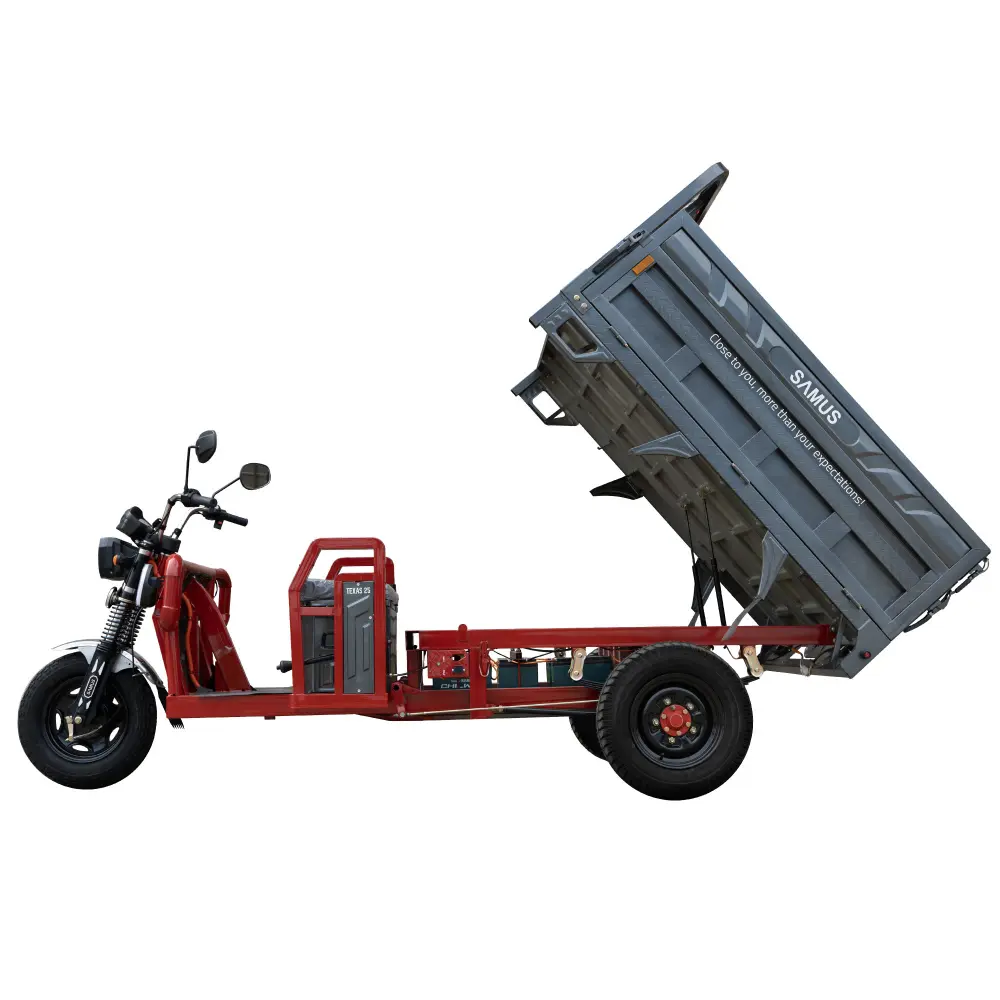 triciclu-electric-cargo-samus-texas-rosu-argintiu-inchis-4 triciclu electric,triciclu cargo,vehicul electric basculabil