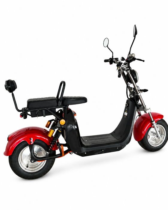 Suspensii și roată spate SMARDA SE-07 Detaliu suspensii și roată spate scuter electric SMARDA SE-07