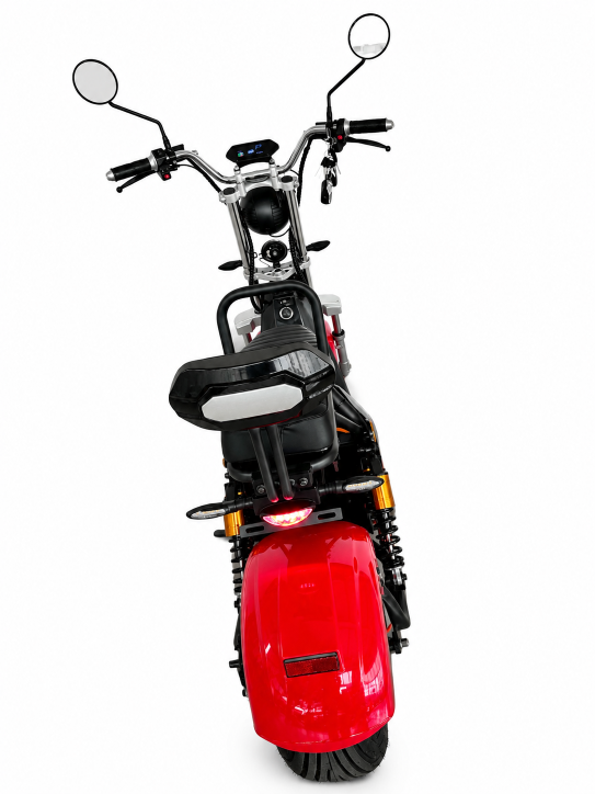 Stop LED și spătar SMARDA SE-07 Detaliu posterior și stop LED scuter electric SMARDA SE-07