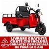 Triciclu electric, tricicleta KEEWAY CARGO TRIO X RED