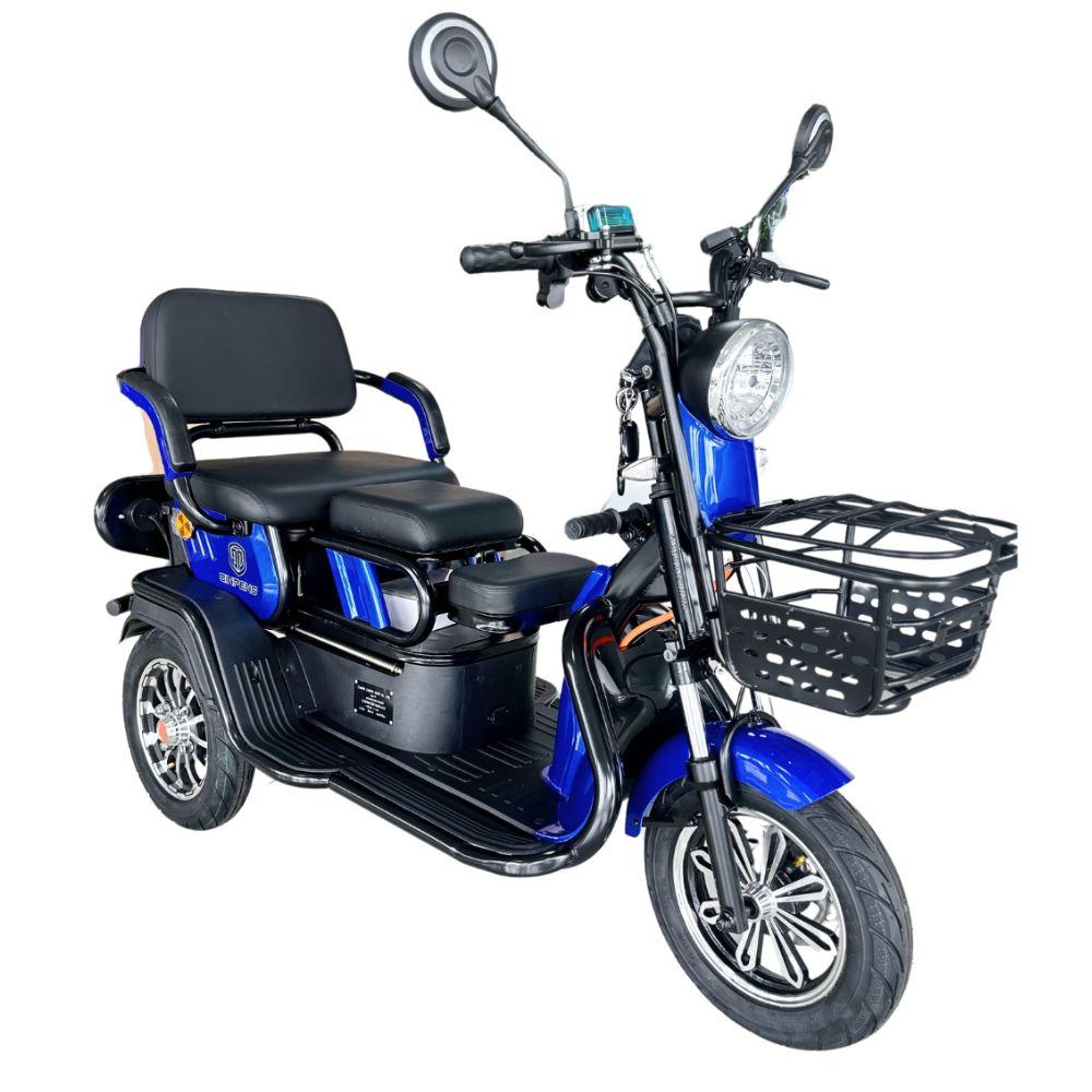 Triciclu electric tricicleta JINGPENG JP800DQZ-3 GO RIDE BLUE Triciclu electric tricicleta JINGPENG JP800DQZ-3 GO RIDE BLUE