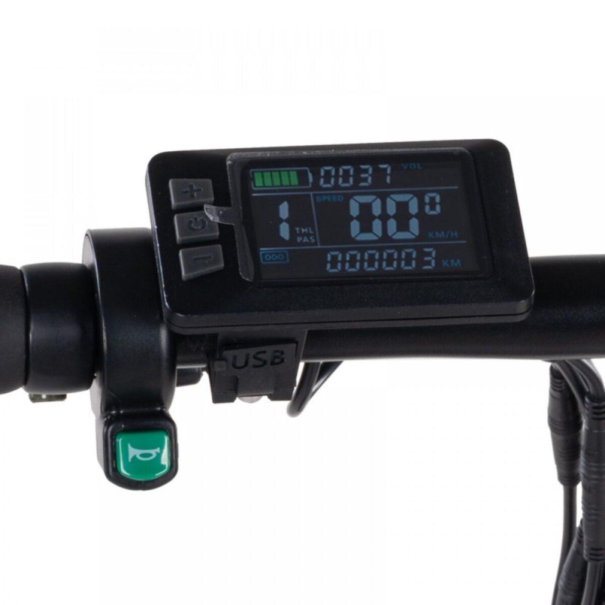 Bicicleta electrica RKS XS35 BLACK, motor 250W, baterie 36V/10Ah Li-ion, autonomie până la 35–40 km, viteza 25 km/h, adulti, roti 20", display LCD, negru Bicicleta electrica RKS XS35 BLACK, motor 250W, baterie 36V/10Ah Li-ion, autonomie până la 35–40 km, viteza 25 km/h, adulti, roti 20", display LCD, negru