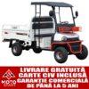 Cvadriciclu electric, camioneta SKY JET VIP CARGO, WHITE, motor 3000 W, acumulator litiu-ion 72V/72Ah, viteza maxima 25 km/h, autonomie pana la 90 Km, sarcina maxima 585 kg, 2 locuri, alb