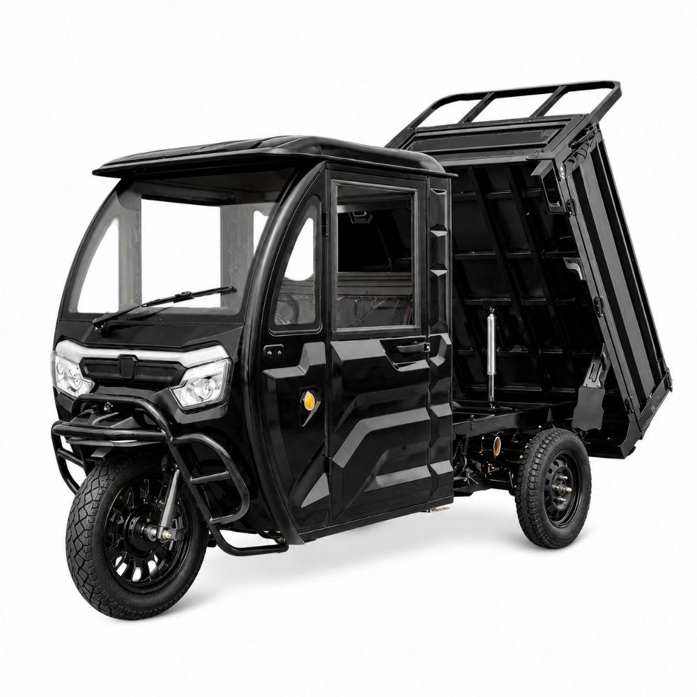 Triciclu electric, tricicleta cu cabină 3PLUSMOTO XF2200DZH, 3+KH06 BLACK Triciclu electric, tricicleta cu cabină 3PLUSMOTO XF2200DZH, 3+KH06 BLACK