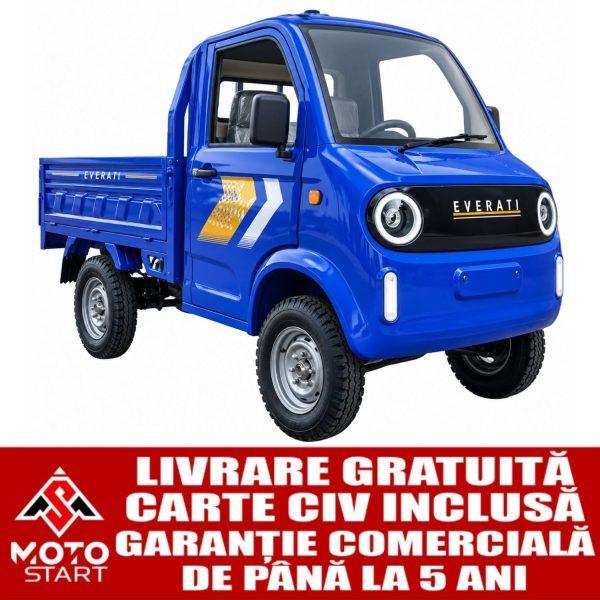 Camioneta, (cvadriciclu electric L6e), fara permis, EVERATI CT03 PICK-UP, BLUE