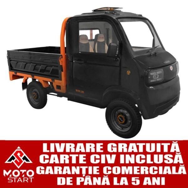 Camioneta, (cvadriciclu electric L6e), fara permis, RURIS PILOT5000S BLACK