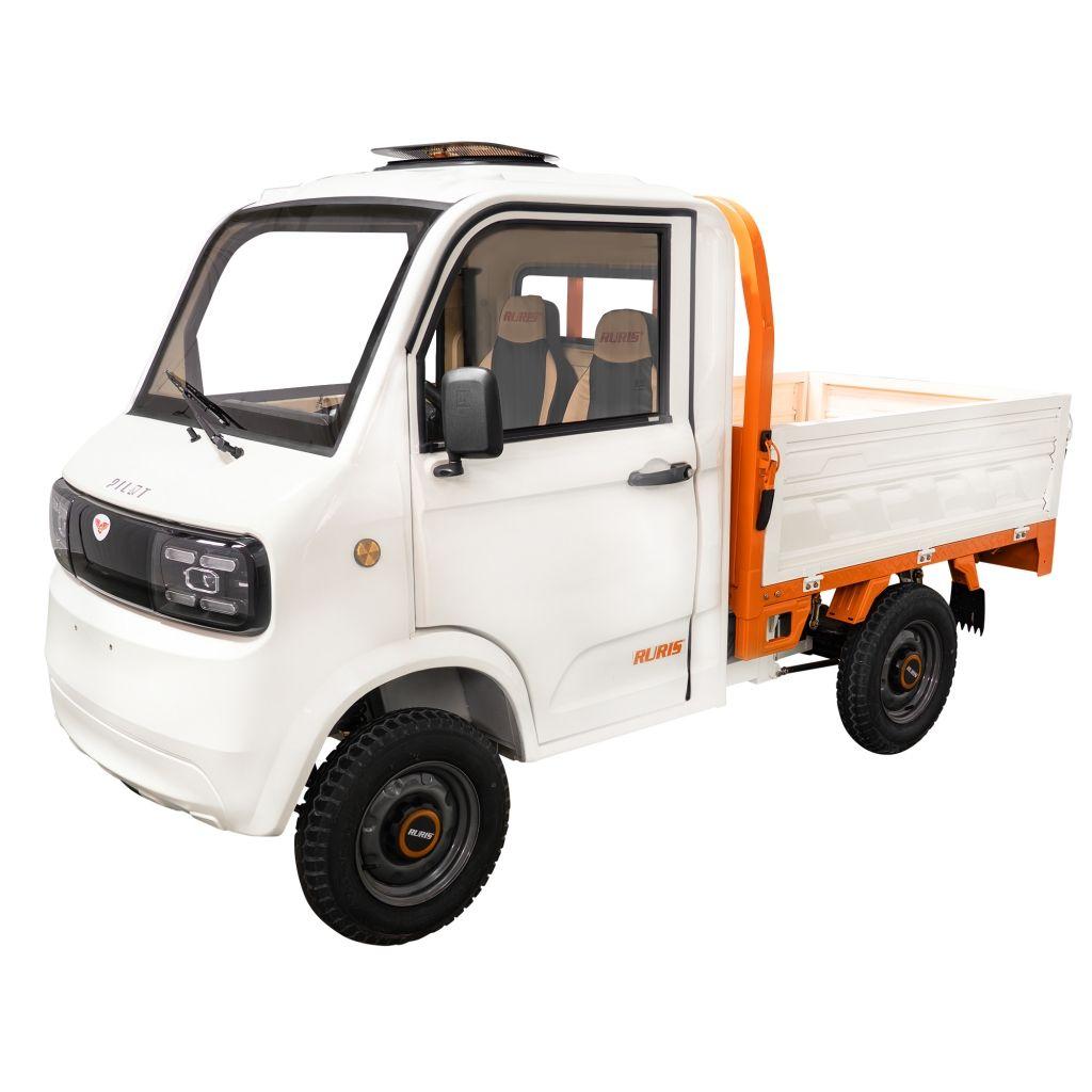 Camioneta, (cvadriciclu electric L6e), fara permis, RURIS PILOT5000S WHITE Camioneta, (cvadriciclu electric L6e), fara permis, RURIS PILOT5000S WHITE