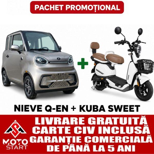 Pachet NIEVE Q-EN + Scuter electric KUBA SWEET