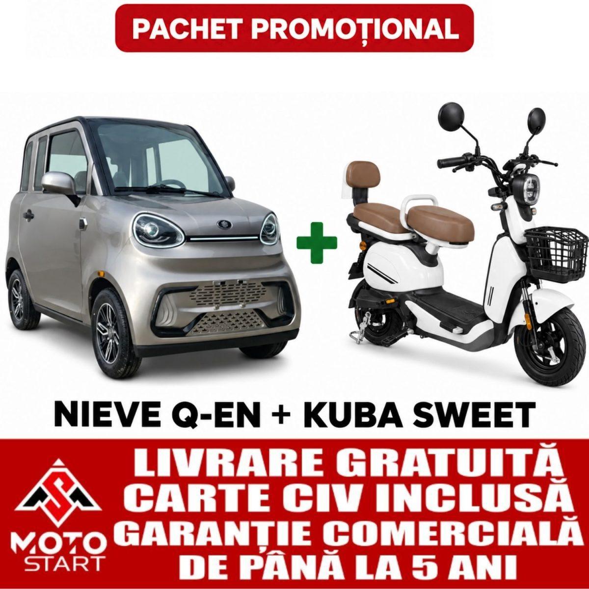 Pachet NIEVE Q-EN + Scuter electric KUBA SWEET Pachet NIEVE Q-EN + Scuter electric KUBA SWEET