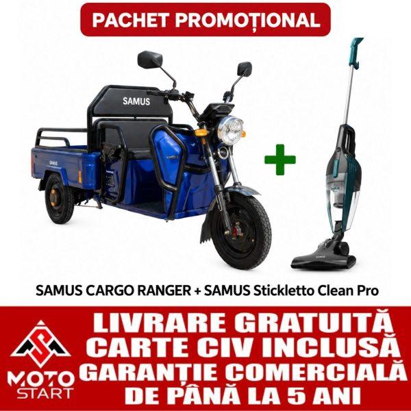 Pachet Triciclu Electric + Aspirator Vertical SAMUS
