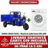 pachet promoțional – triciclu electric cargo samus texas 25 km/h + mașină de spălat rufe samus wsl 5081