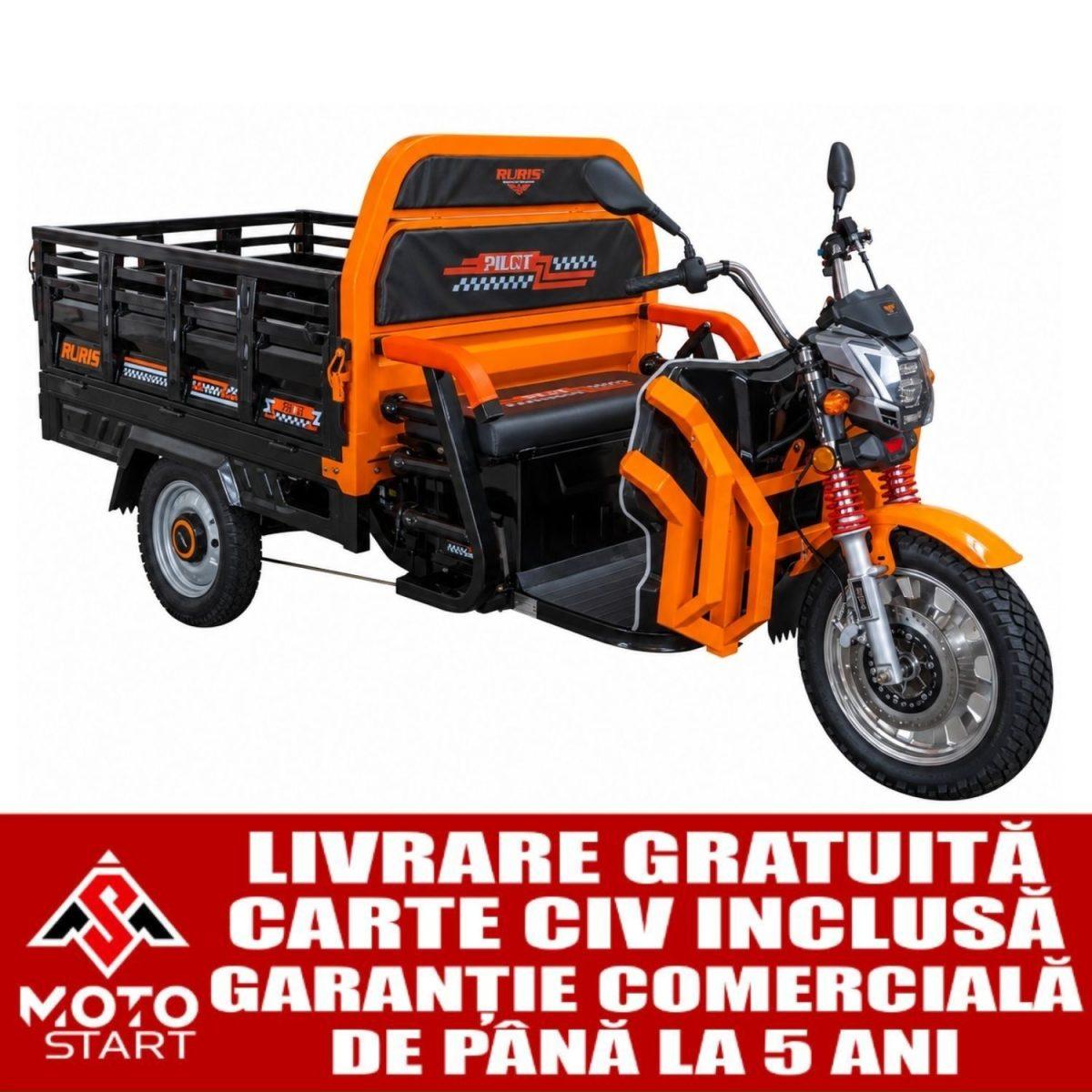 Triciclu electric cargo RURIS PILOT 3130 N BLACK Triciclu electric cargo RURIS PILOT 3130 N BLACK
