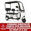 Triciclu electric KUBA OPTIMUS ULTRA, putere motor 650 W, baterie 20Ah/72 V, 50 Km autonomie, fara permis, viteza max 25 km/h, carte RAR inclusa, alb