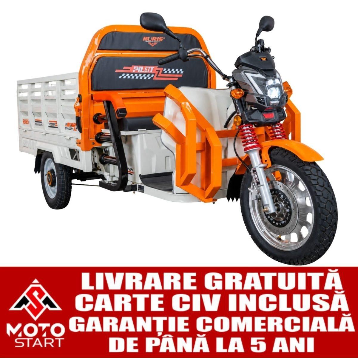 Triciclu electric (L2e) cargo RURIS PILOT 3130 A WHITE Triciclu electric (L2e) cargo RURIS PILOT 3130 A WHITE